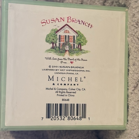 Susan Branch Vintage Note Cube with loose notes - refillable “Life is Good” - Picture 4 of 4